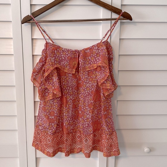Joie Boho Flowy Silk Tank Top - Picture 2 of 2